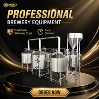 Équipement de brassage de bière artisanale automatique METO 2500L 3500L, système de brassage complet pour usine de fabrication et hôtels, garantie 5 ans