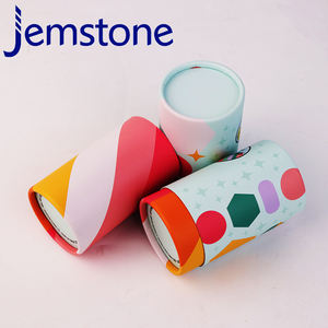 Emballage de tube de papier de cylindre d'artisanat kraft biodégradable de haute qualité avec couvercle - Product Image 5