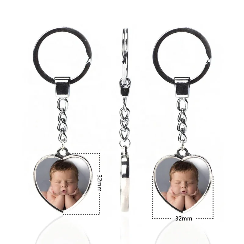 Сделанный на заказ двухсторонний брелок из нержавеющей стали с хрустальным стеклом