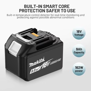 Batería de Repuesto <span class=keywords><strong>Makita</strong></span> <span class=keywords><strong>18V</strong></span> 9.0Ah BL1890 LXT para Herramientas Eléctricas de Alta Resistencia 9000mAH Venta Directa de Fábrica Batería de <span class=keywords><strong>18V</strong></span> - Product Image 6