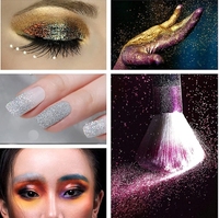 Paillettes holographiques PET fines de 0,2 mm, 1 kg, paillettes laser brillantes, flocons hexagonaux, fournisseur, corps, cheveux, visage, brillant à lèvres