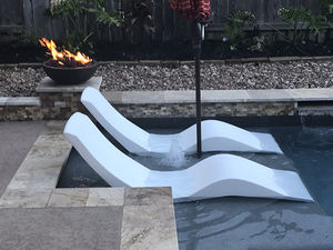 Chaise longue design pour piscine, chaise de piscine pour jardin, salon de jardin, <span class=keywords><strong>plastique</strong></span> <span class=keywords><strong>pas</strong></span> <span class=keywords><strong>cher</strong></span> - Product Image 6