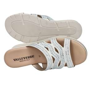 Sandalias de Plataforma para Mujer Valleverde, Color Plateado, Tacón de 6 cm, Talla 36 - Product Image 6