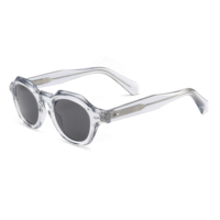Lunettes de soleil carrées classiques rétro faites à la main en acétate, verres TAC UV400, monture intégrale, marque personnalisée OEM/Vente en gros