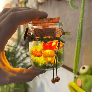 Rilakkuma Glass Jar <b>DIY</b> <b>Kit</b> Round Ball With Bear Decor For Valentine'S Day Gift - Product Image 4