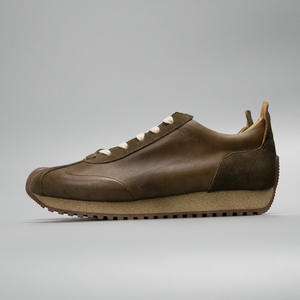 Chaussures décontractées en cuir véritable et daim, confortables et durables, avec amorti, pour la marche quotidienne, pour hommes, mode urbaine et extérieure - Product Image 1