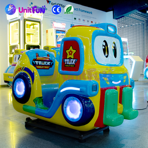 Rocking Car Kiddies Ride Plastic Kids Rocker Spce Theme Swing Machine Child Entertainment Equipment UF 1004 Coin-Operated Enjoy - Product Image 5