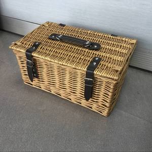 Cestino portaoggetti in <span class=keywords><strong>vimini</strong></span> da 16 "con fodera di lino cesto di salice rettangolare - Product Image 5