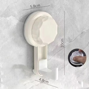 Nail-free Vacuum Hooks Powerful Suction Cup Reusable Storage Hook Heavy Duty Bathroom <b>Kitchen</b> Hanger Traceless Clothes Wall Hook - Product Image 2