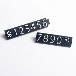 Tùy chỉnh có thể gập lại chủ truy cập hiển thị Acrylic đứng trang sức giá giỏ tag bảng giá tag Cube cho cửa hàng bán lẻ - Product Image 4