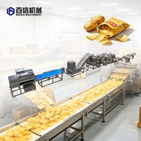 200kg/300kg par heure Ligne de production industrielle de frites surgelées pour pommes de terre frites/chips de pommes de terre