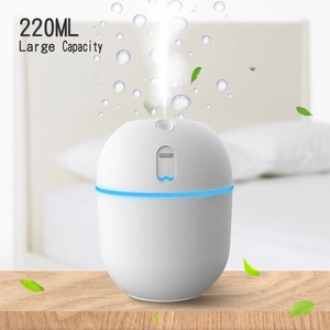 เครื่องพ่นหมอกน้ำมันหอมระเหยอโรมาขนาด220มล. เครื่องพ่นหมอกแบบ USB เครื่องสร้างไอน้ำอัลตร้าโซนิคขนาดเล็กพร้อมไฟ7LED สำหรับรถบ้าน - Product Image 2