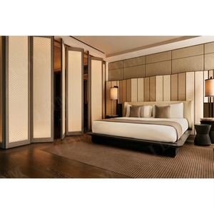Meubles d'hôtel <span class=keywords><strong>Royal</strong></span>, canapé-lit en bois 5 étoiles, lit double king size, ensembles de meubles de chambre d'hôtel, luxe moderne 5 étoiles - Product Image 2
