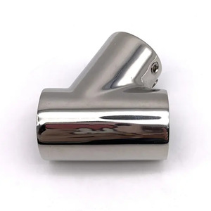 Stainless Steel Connector Pipe Fitting 3 Way For Marine Boat <b>Yacht</b> Hardware - Product Image 2