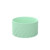 Manchon de protection antidérapant en silicone pour bouteille d'eau, mug, gobelet, avec logo personnalisé réutilisable