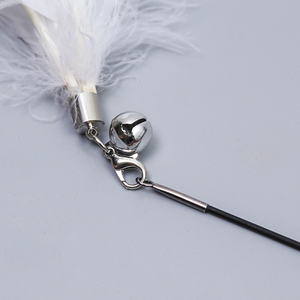 Durable Eco-Friendly Toy Wooden Handle Spring <strong>Cat</strong> Feather Bell Interactive Stick Toy <strong>Funny</strong> Style <strong>Cat</strong> Pet <strong>Gift</strong> - Product Image 3