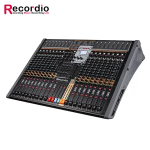 GAX-TFB20 Professionele Dj Mixer Console 20 Kanaals Multifunctionele Dual Dsp Effectors Mixer Geluidskaart Voor Pc Opname