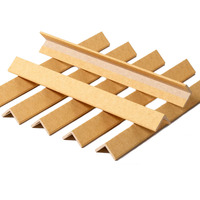 Protections d'angle en papier en forme de L pour la protection contre les collisions Emballage dans des boîtes en papier kraft avec protection d'angle en carton