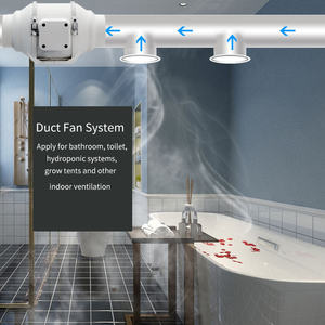 Ventilateur axial électrique pour conduit, <span class=keywords><strong>extracteur</strong></span> <span class=keywords><strong>d</strong></span>'<span class=keywords><strong>air</strong></span> pour salle de bain et cuisine, hydroponie, avec roulement à billes, personnalisable ODM, AC 220-240V - Product Image 4
