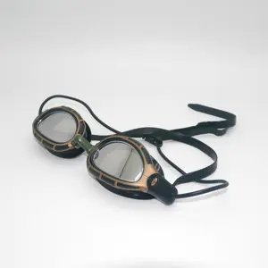 Gafas de natación profesionales para hombres, gafas de natación impermeables HD de Marco grande para mujeres para adultos