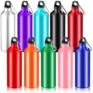 WW6877 Wholesale 350ml 500ml 750ml 1000ml Promotional Camping Best High Quality Hiking Running Aluminum Water Bottle - Product Image 6
