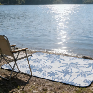 Alfombra Plegable Impermeable de Plástico PP Ecológico para Exteriores, Alfombra Personalizada para Patio - Product Image 1