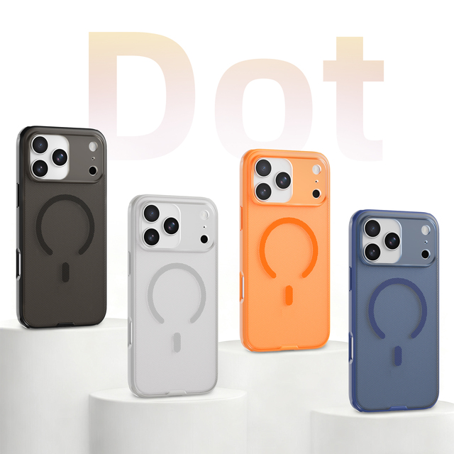 2026 New Trending Premium Magnetic Shockproof Minimalist TPU+PC Phone Case with Textured Grip for 17/16/15/14/13 Pro Max