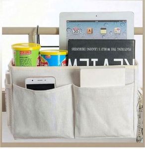 Mesh Fabric Hanging Storage Caddy Foldable Wall Pocket Organizer for Hotel Bathroom Bedroom - Product Image 5