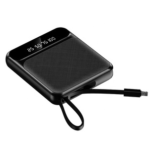 Powerbank cargador de teléfono portátil de <span class=keywords><strong>la</strong></span> batería del Panel de 10000Mah Lumen 10000 MiniPower Pawer banco con cable - Product Image 1