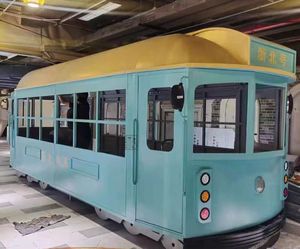 Nhà hàng Street View Train xe buýt Retro lớn cà phê và trà sữa salestrain - Product Image 1