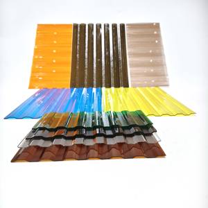 ソリッドPC耐久ボード1.5mm厚Uvプラスチック屋根パネルフレキシブルポリカーボネートエンボス加工段ボールシート - Product Image 5