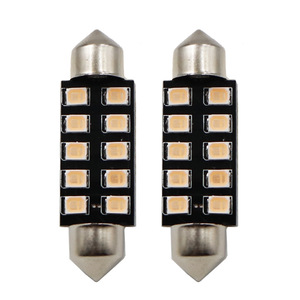 Lampe de lecture LED pour voiture, éclairage intérieur, éclairage de cabine, double extrémité 2835 C5W 31mm 36mm C5W bleu glace - Product Image 2