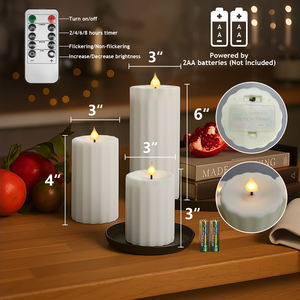 एलईडी फ्लैमेलेस एलईडी मोमबत्ती की बैटरी इलेक्ट्रॉनिक मोमबत्ती का नेतृत्व फ्लैमेलेस एलईडी मोमबत्ती प्रकाश - Product Image 6