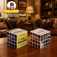 Cube Magique 4x4 Personnalisé OEM ODM avec Impression UV en Plastique ABS – Puzzle Promotionnel pour l'Industrie Automobile, Cadeau en Gros