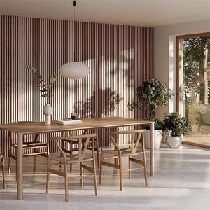 Panneau mural acoustique moderne en <span class=keywords><strong>fibre</strong></span> de polyester 100 % recyclée, écologique et inodore, pour chambre d'hôtel, salon, réduction du bruit de 90 % - Product Image 2