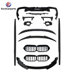 2021Y 2 série F44 pare-chocs de voiture pièces automobiles F44 MP lèvre avant diffuseur arrière Facelift style 3D 220li 240li pare-chocs de voiture lèvres aile arrière - Product Image 1