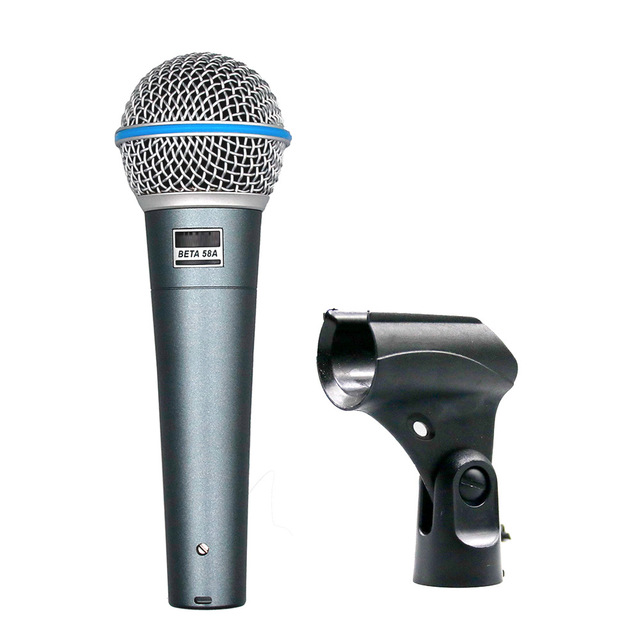 Beta58 BETA58 Handheld Cardioid Dynamic Microphone with XLR Connector Metal Body for Stage Performance