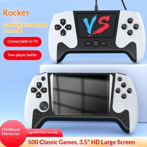 Console de jeu portable rétro 8 bits, écran HD de 3,5 pouces, 500 jeux classiques intégrés, sortie <span class=keywords><strong>AV</strong></span> TV pour deux joueurs, cadeau pour enfants - Product Image 3