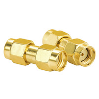 Conector RF RP SMA-JJ, Adaptador SMA de Doble Orificio con Rosca Interna a Rosca Interna