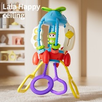 Juguete Sensorial Rocket Baby, Juguete de Actividades con Cuerda para Jalar de Silicona para Bebés, Desarrollo de Habilidades Motoras Finas, Juguete Montessori para Niños Pequeños