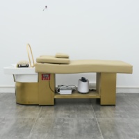 Chaise de massage spa japonais avec spa à vapeur thérapie par l'eau design moderne massage thaïlandais shampooing lit en gros