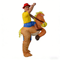 Costumes gonflables de cheval amusants et colorés pour fêtes et carnavals, commande en gros, livraison rapide, mascottes géantes promotionnelles pour la marque