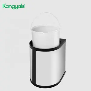 Kangyale ถังขยะสแตนเลสแบบดึงออกได้ถังขยะรีไซเคิลในห้องครัว