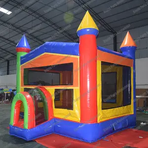 Trẻ em nhảy lâu đài zamek dmuchany hupfburg castillo inflable