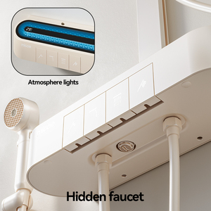 Micoe OEM ODM 4 Functions Cream <strong>Shower</strong> System <strong>Shower</strong> Complete Set Thermostatic <strong>Showers</strong> <strong>Head</strong> - Product Image 6