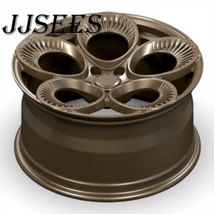 JJSEES Jantes forgées en acier bronze personnalisées 19/20 21 22 24 26 pouces à quatre feuilles de trèfle pour <span class=keywords><strong>Alfa</strong></span> <span class=keywords><strong>Romeo</strong></span> Zeekr Audi NIO - Product Image 3