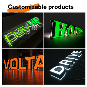 Kelly dấu hiệu tùy chỉnh 3D LED kênh thư ký Acrylic kênh thư quảng cáo kinh doanh dấu hiệu cửa hàng sáng logo - Product Image 3