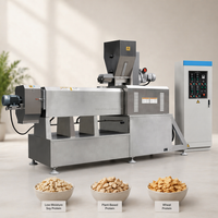 Nieuwe Twin Screw Extruder Machine voor de productie van getextureerde eiwitproducten, zoals erwtenproteïne en tarwe-soja HMMA productielijn