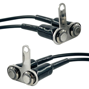 Motorola Motorcycle Handlebar Switch 16mm E-Type Modified Switch With Backlight For Ignition And Hazard <b>Flash</b> <b>Light</b> - Product Image 1