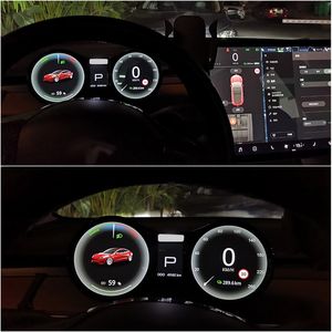 Tableau de bord numérique <span class=keywords><strong>Tesla</strong></span> <span class=keywords><strong>3</strong></span>/modèle Y, avec affichage LCD, compteur de vitesse, pour voiture - Product Image 2